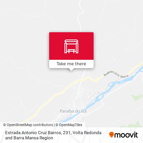 Estrada Antonio Cruz Barros, 231 map