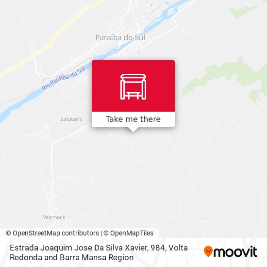 Estrada Joaquim Jose Da Silva Xavier, 984 map