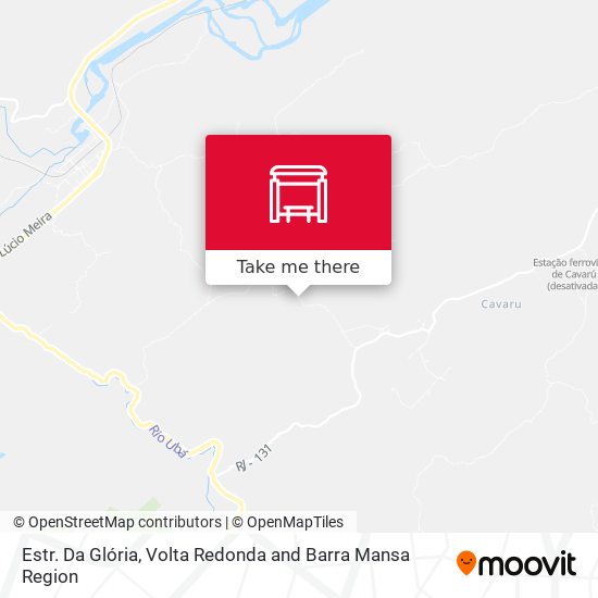 Estr. Da Glória map