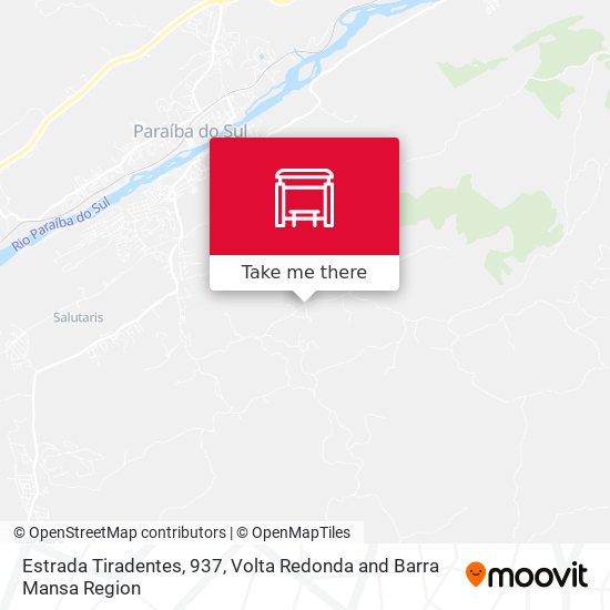 Estrada Tiradentes, 937 map