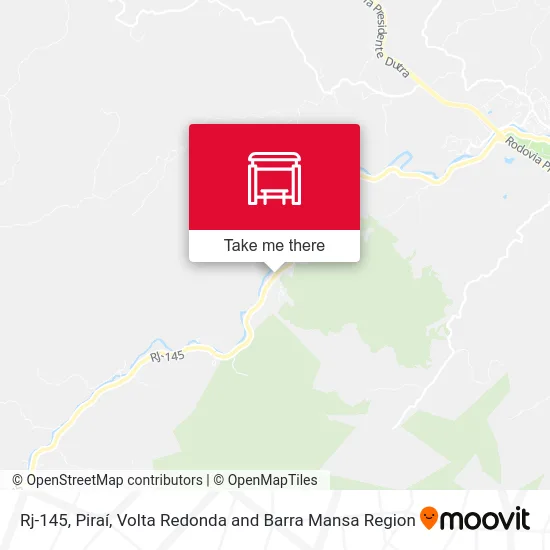 Rj-145, Piraí map