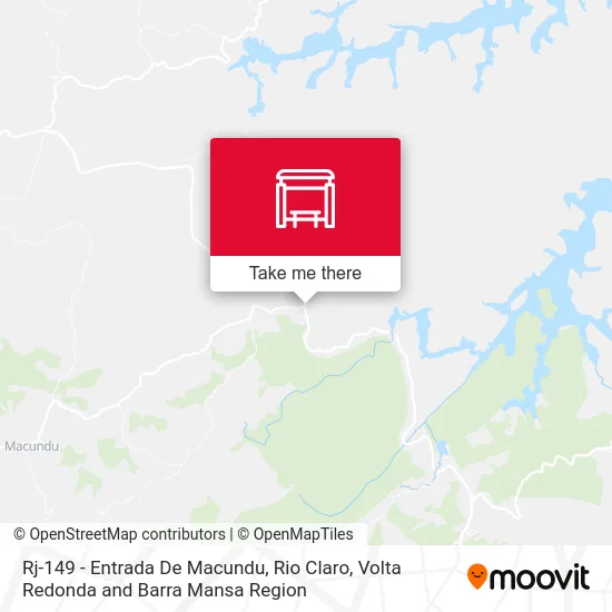 Rj-149 - Entrada De Macundu, Rio Claro map