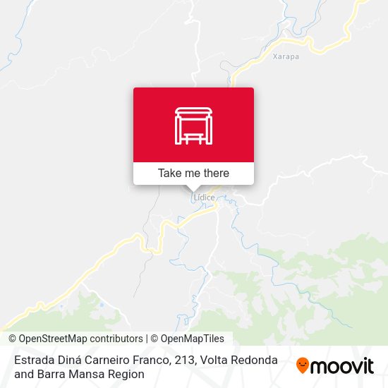 Estrada Diná Carneiro Franco, 213 map