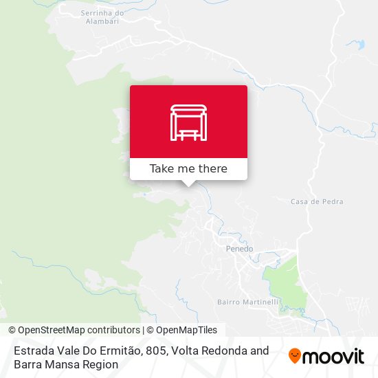 Estrada Vale Do Ermitão, 805 map