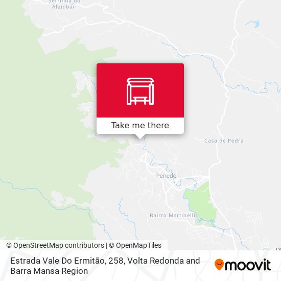 Estrada Vale Do Ermitão, 258 map