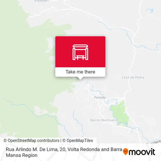 Rua Arlindo M. De Lima, 20 map