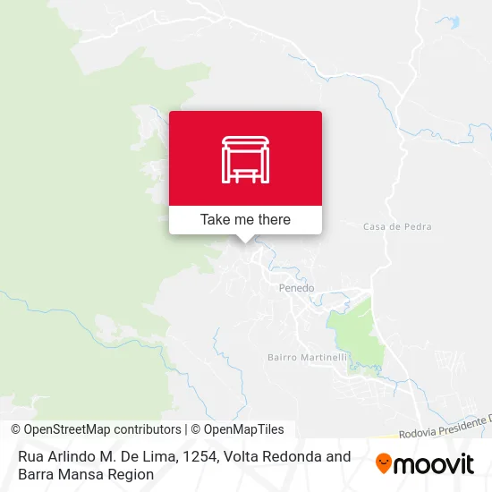 Rua Arlindo M. De Lima, 1254 map
