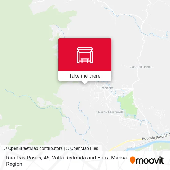 Rua Das Rosas, 45 map