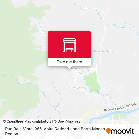 Rua Bela Vista, 965 map