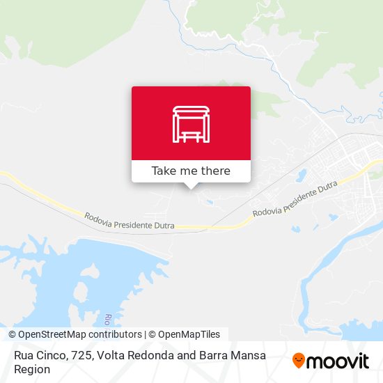 Mapa Rua Cinco, 725