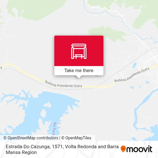 Estrada Do Cazunga, 1571 map