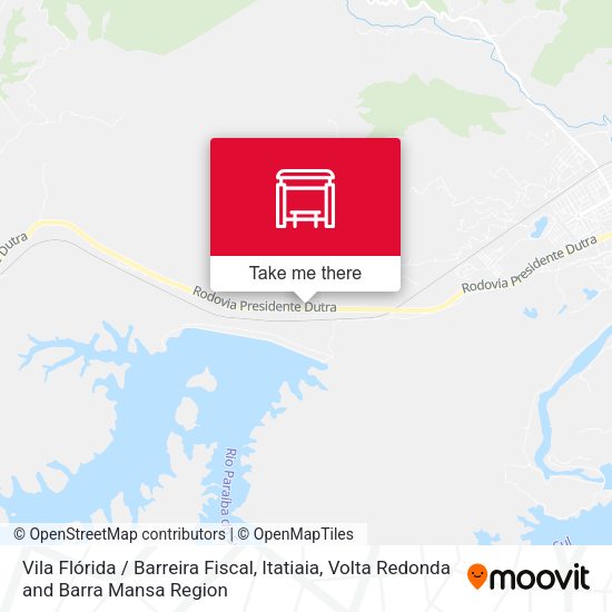 Vila Flórida / Barreira Fiscal, Itatiaia map