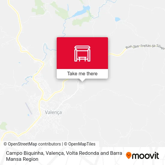 Campo Biquinha, Valença map
