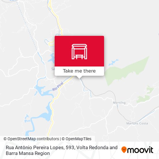 Mapa Rua Antônio Pereira Lopes, 593