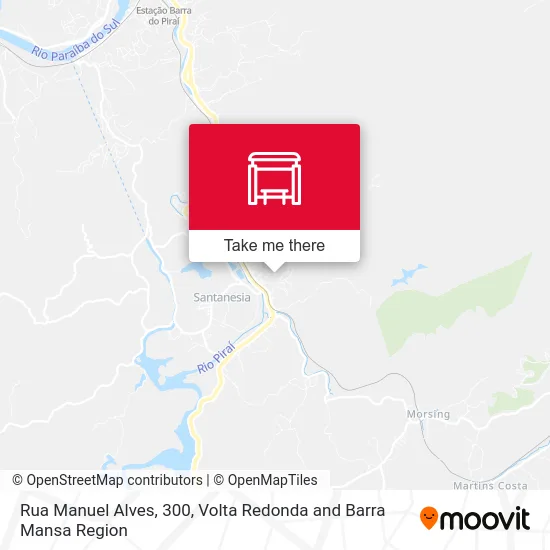 Rua Manuel Alves, 300 map