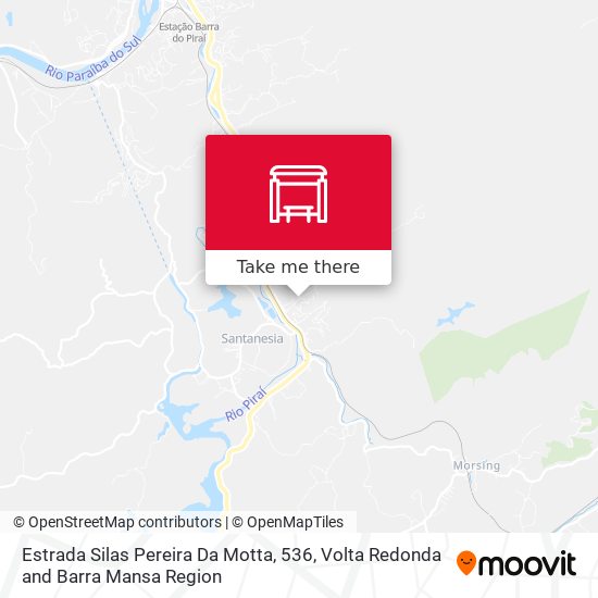 Estrada Silas Pereira Da Motta, 536 map
