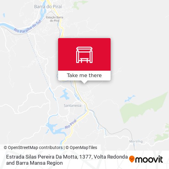 Estrada Silas Pereira Da Motta, 1377 map