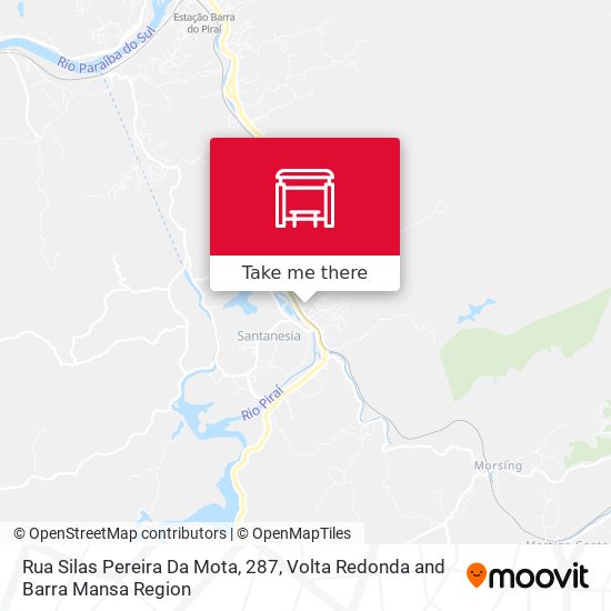 Rua Silas Pereira Da Mota, 287 map