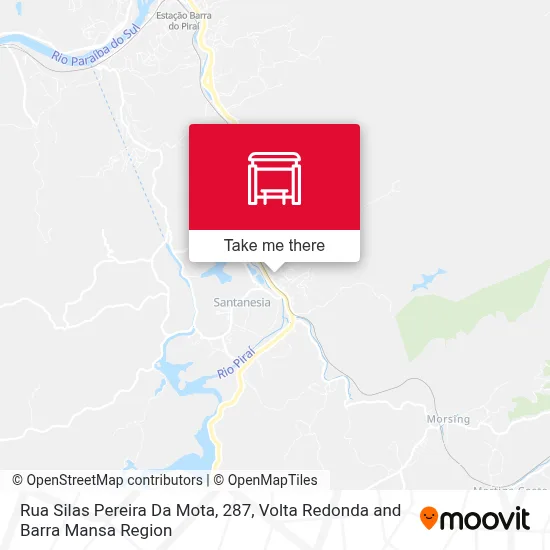 Rua Silas Pereira Da Mota, 287 map