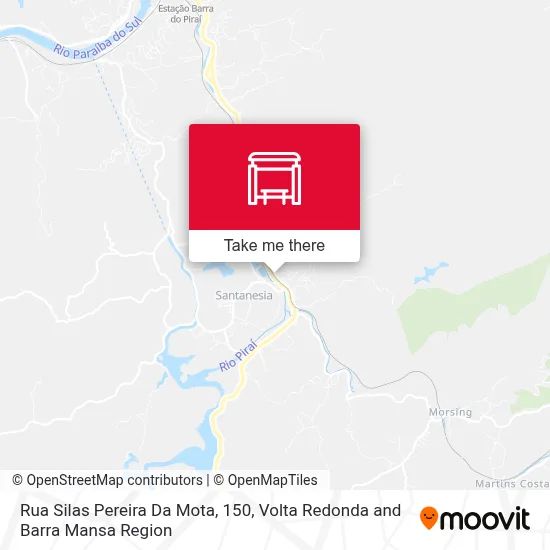 Rua Silas Pereira Da Mota, 150 map