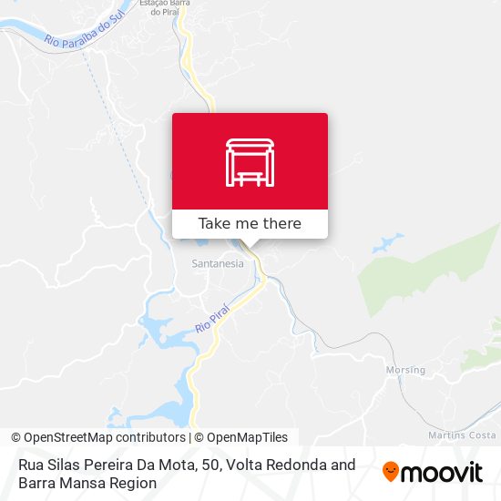 Mapa Rua Silas Pereira Da Mota, 50