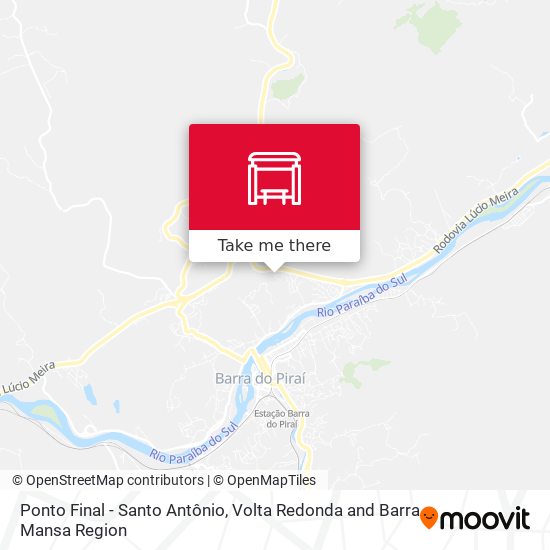 Ponto Final - Santo Antônio map