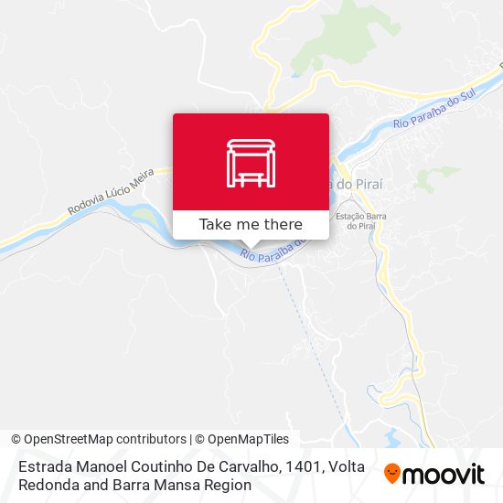 Estrada Manoel Coutinho De Carvalho, 1401 map