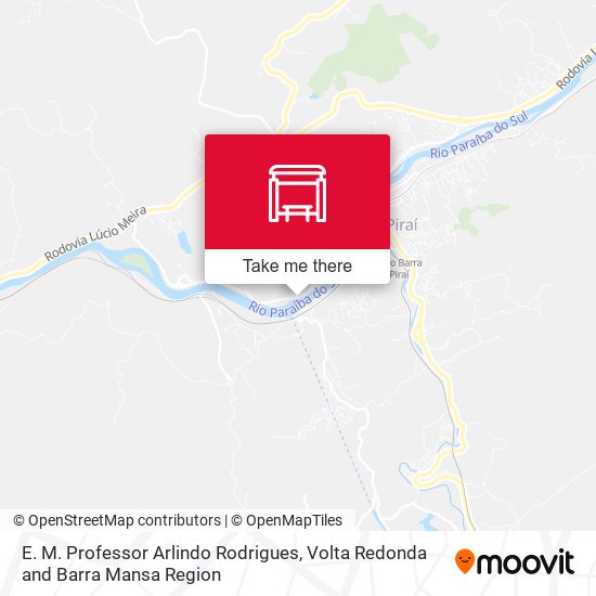 E. M. Professor Arlindo Rodrigues map
