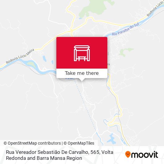 Rua Vereador Sebastião De Carvalho, 565 map
