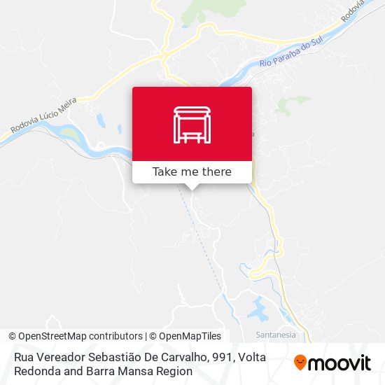 Rua Vereador Sebastião De Carvalho, 991 map