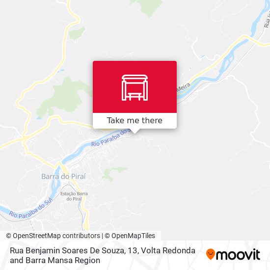 Rua Benjamin Soares De Souza, 13 map