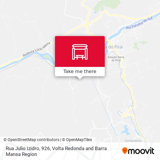 Rua Julio Izidro, 926 map