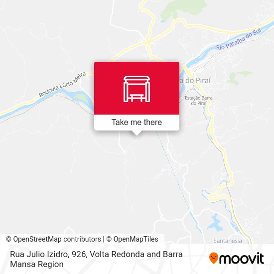 Rua Julio Izidro, 926 map