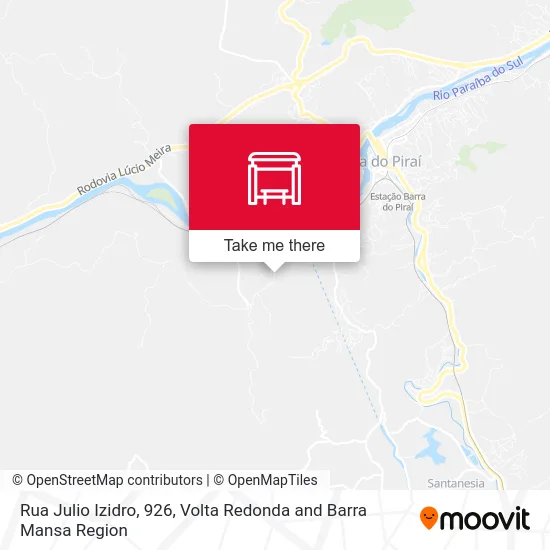 Rua Julio Izidro, 926 map