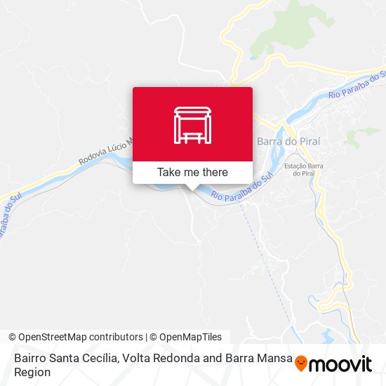 Bairro Santa Cecília map