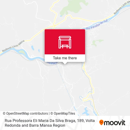 Rua Professora Eli Maria Da Silva Braga, 189 map