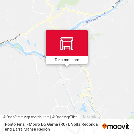 Ponto Final - Morro Do Gama (R07) map