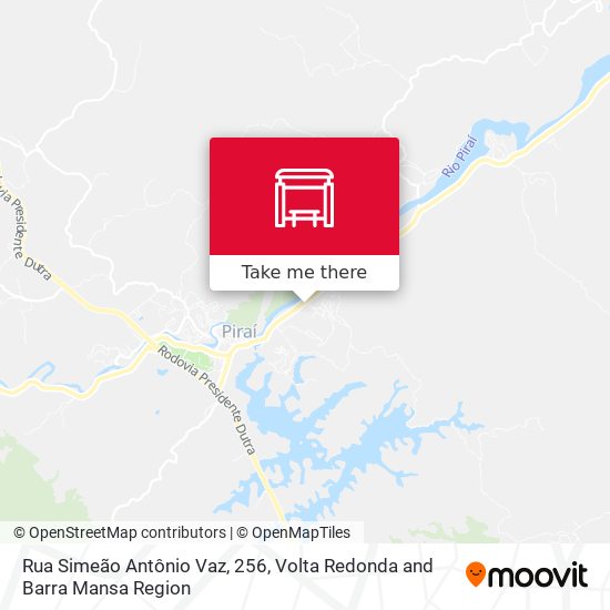 Rua Simeão Antônio Vaz, 256 map