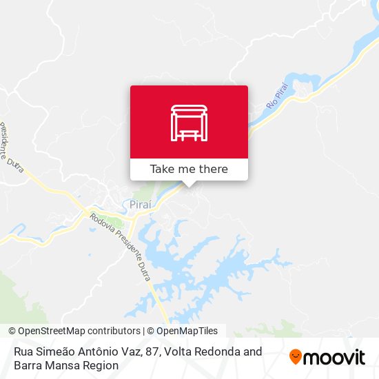 Rua Simeão Antônio Vaz, 87 map