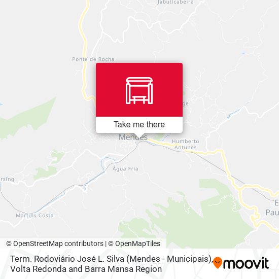 Term. Rodoviário José L. Silva (Mendes - Municipais) map