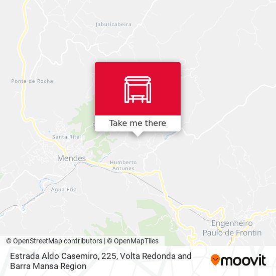 Estrada Aldo Casemiro, 225 map