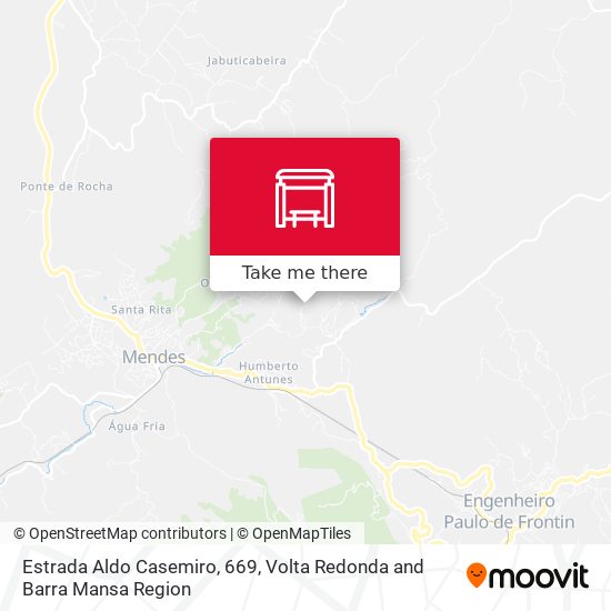 Estrada Aldo Casemiro, 669 map