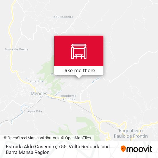 Estrada Aldo Casemiro, 755 map
