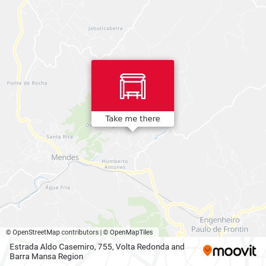 Estrada Aldo Casemiro, 755 map