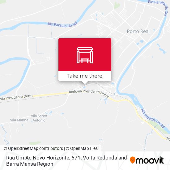 Mapa Rua Um Ac Novo Horizonte, 671