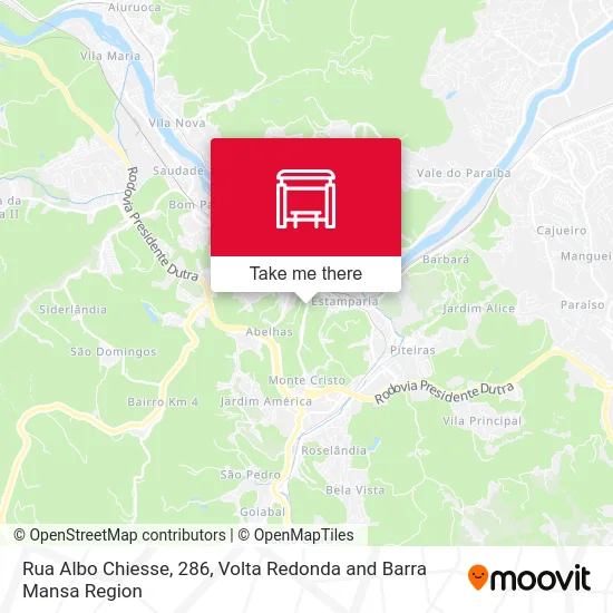 Rua Albo Chiesse, 286 map