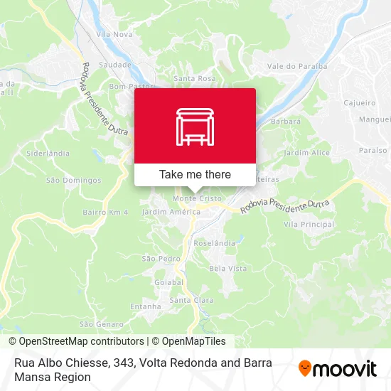 Rua Albo Chiesse, 343 map