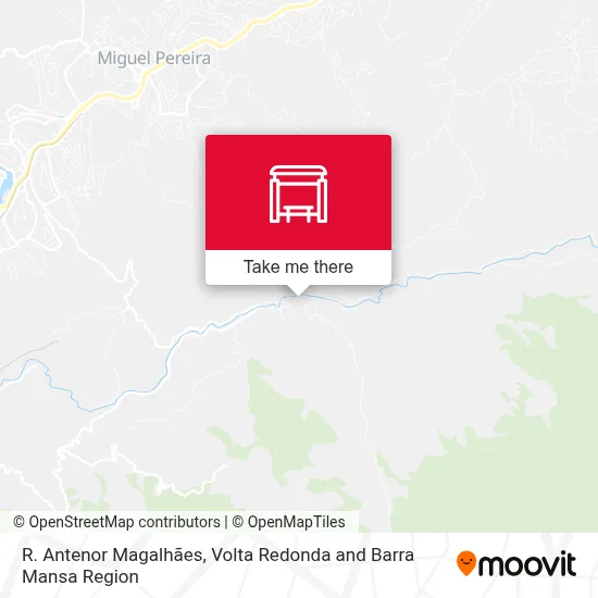 R. Antenor Magalhães map