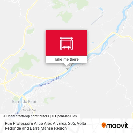 Rua Professora Alice Alex Alvarez, 205 map