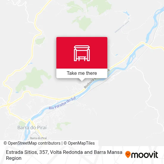Estrada Sitios, 357 map